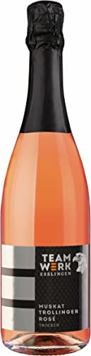 Württemberger Sekt/Secco/Perlwein/Bowlen Esslinger Schenkenberg Muskattrollinger rosé Sekt trocken (1 x 0.75 l) von WZG