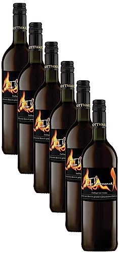 WZG Württemberger Wein Bottwartaler Flamme Rotwein QW Glühwein (6 x 0.75 l) von WZG