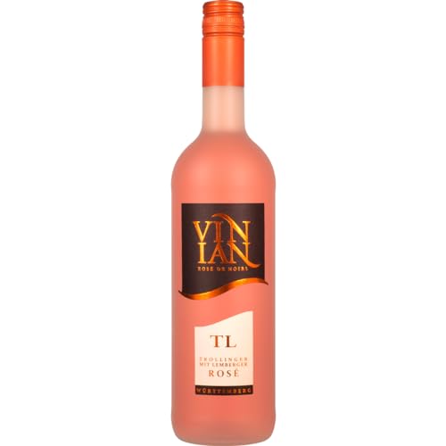 Württemberger Wein Bottwartaler Vinian Trollinger mit Lemberger rosé QW halbtrocken (1 x 0.75 l) von WZG