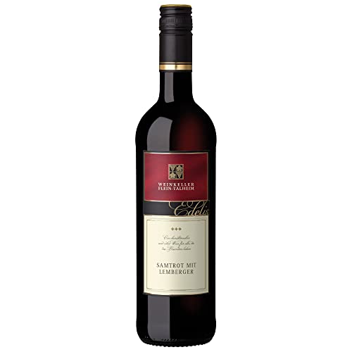 Württemberger Wein EDELIS Fleiner Samtrot mit Lemberger QW halbtrocken (1 x 0.75 l) von WZG
