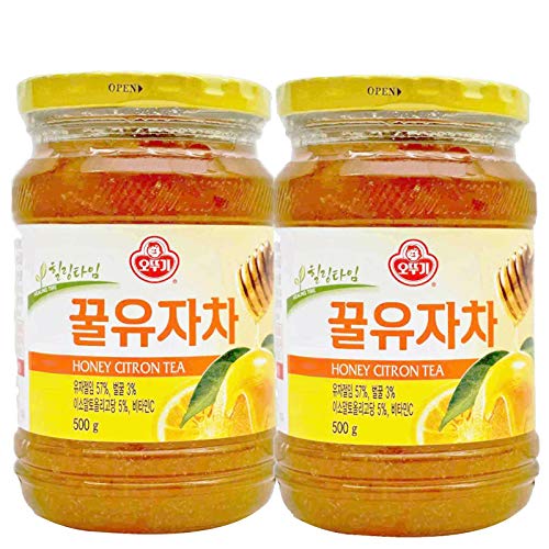 Honey Citron Yuzu Tee, 500 g, 2 Flaschen von WaNaHong