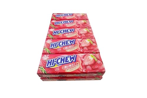 Morinaga Hi Chew Süßigkeiten, Erdbeer, 10 Stück Morinaga Hi Chew Süßigkeiten, Erdbeer, 10 Stück von WaNaHong