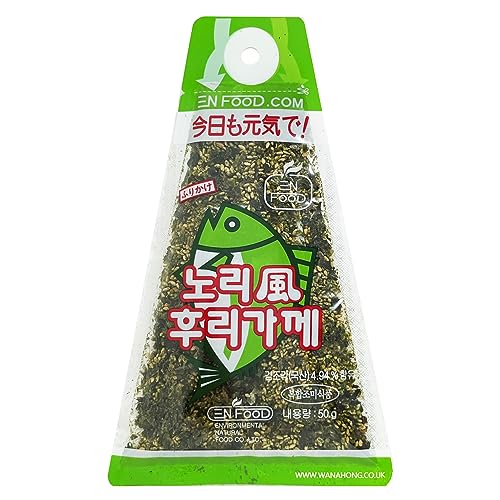 WaNaHong Sigewon Furikake Katsuo Bonito Seetang Sushi Reis Gewürzflocken 50 g (Seetangengeschmack (50 g)) von WaNaHong