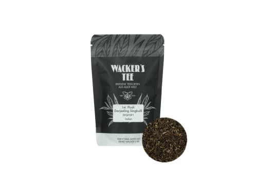 1st. Flush Darjeeling Singbulli (DE-ÖKO-003), Packungsgröße:100 g von Wacker's Tee