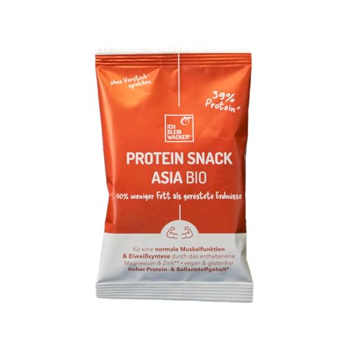 Proteinsnack Asia Bio 40g von bleibwacker. 39% Protein. 100% natürlich, ohne Proteinpulver oder Isolate. Proteinsnack Asia Bio 40g von bleibwacker. 39% Protein. 100% natürlich, ohne Proteinpulver oder Isolate. von Wacker