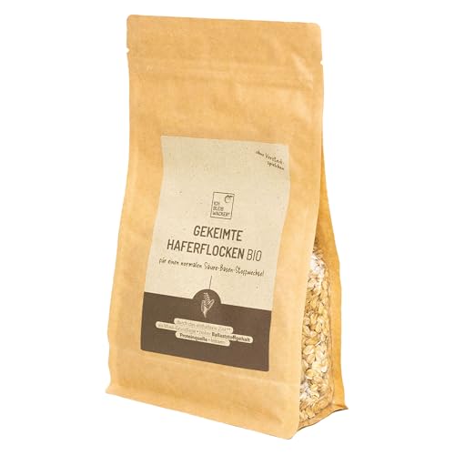 Gekeimte Haferflocken Bio, 500g von bleibwacker. Hoher Ballaststoffgehalt. Kontrolliert angekeimt und schonend getrocknet. Gekeimte Haferflocken Bio, 500g von bleibwacker. Hoher Ballaststoffgehalt. Kontrolliert angekeimt und schonend getrocknet. von Wacker