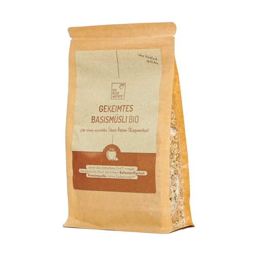 Gekeimtes Müsli Bio 350g von bleibwacker. Gekeimter Buchweizen, gekeimte Haferflocken und getrocknete Dattelstücke. Proteinquelle & hoher Ballaststoffgehalt. Gekeimtes Müsli Bio 350g von bleibwacker. Gekeimter Buchweizen, gekeimte Haferflocken und getrocknete Dattelstücke. Proteinquelle & hoher Ballaststoffgehalt. von Wacker