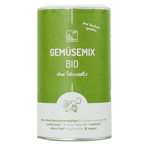 Wacker Gemüsemix ohne Kochsalzzusatz Bio, 250g. Die Gemüsebrühe ohne Salz. 100% Gemüse & Kräuter. Glutenfrei, laktosefrei & vegan. Ohne Salz, Zucker, Hefe & Geschmacksverstärker. Wacker Gemüsemix ohne Kochsalzzusatz Bio, 250g. Die Gemüsebrühe ohne Salz. 100% Gemüse & Kräuter. Glutenfrei, laktosefrei & vegan. Ohne Salz, Zucker, Hefe & Geschmacksverstärker. von Wacker