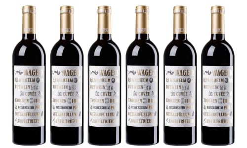 6x 0,75l - 2018er - Wageck Pfaffmann - Cuvée Wilhelm - Qualitätswein Pfalz - Deutschland - Rotwein trocken von Wageck Pfaffmann