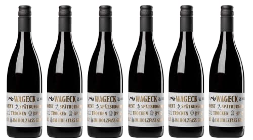 6x 0,75l - 2021er - Wageck Pfaffmann - Fundament - Spätburgunder - Qualitätswein Pfalz - Deutschland - Rotwein trocken von Wageck Pfaffmann