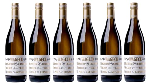 6x 0,75l - 2022er - Wageck Pfaffmann - Bisserheim - Chardonnay - Qualitätswein Pfalz - Deutschland - Weißwein trocken von Wageck Pfaffmann