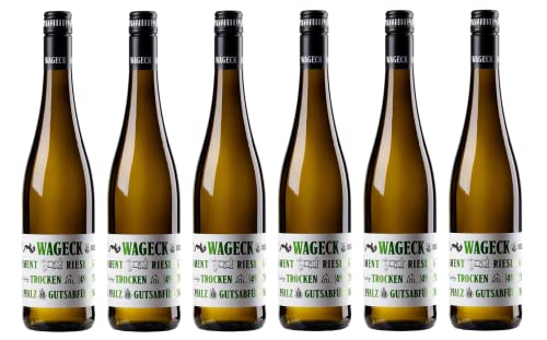 6x 0,75l - Wageck - Fundament - Riesling - Qualitätswein Pfalz - Deutschland - Weißwein trocken von Wageck