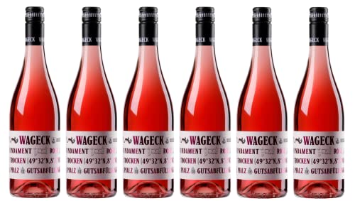 6x 0,75l - Wageck - Fundament - Rosé - Qualitätswein Pfalz - Deutschland - Rosé-Wein trocken von Wageck