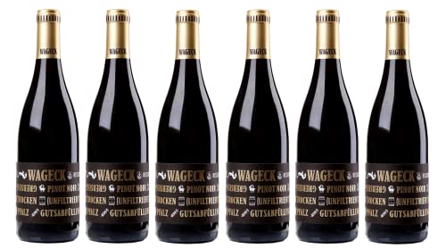 6x 0,75l - Wageck - Geisberg - Pinot Noir - Qualitätswein Pfalz - Deutschland - Rotwein trocken von Wageck