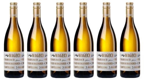 6x 0,75l - Wageck - Großkarlbach - Weißer Burgunder - Qualitätswein Pfalz - Deutschland - Weißwein trocken von Wageck