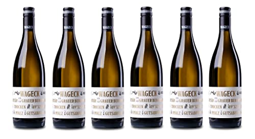 6x 0,75l - Wageck - Tertiär - Grauer Burgunder - Qualitätswein Pfalz - Deutschland - Weißwein trocken von Wageck