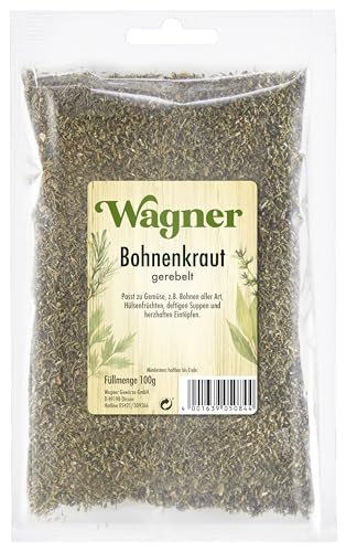 Wagner Gewürze Bohnenkraut, 5er Pack (5 x 100 g) von Wagner Gewürze