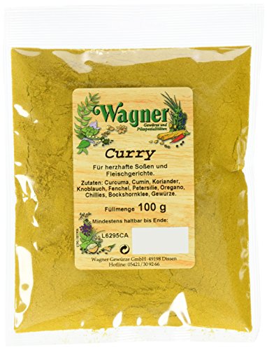 Wagner Gewürze Curry, 3er Pack (3 x 100 g) von Wagner Gewürze