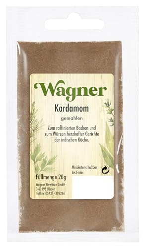 Wagner Gewürze Kardamom (Cardamom) gemahlen (1 x 20 g) von Wagner Gewürze