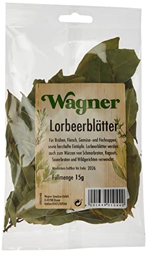 Wagner Gewürze Lorbeerblätter (1 x 15 g) von Wagner Gewürze