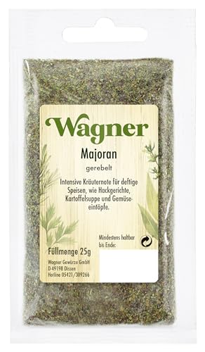 Wagner Gewürze Majoran gerebelt, 4er Pack (4 x 25 g) von Wagner Gewürze