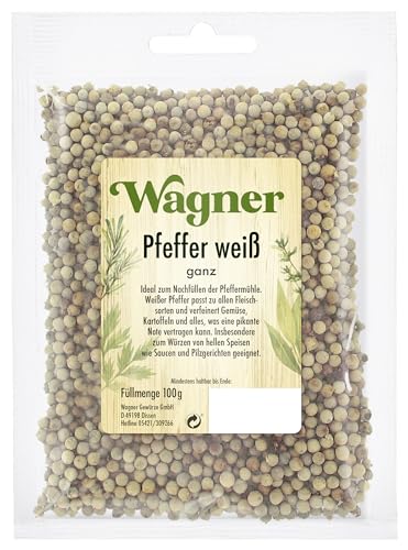 Wagner Gewürze Pfeffer weiß ganz (100 g) von Wagner Gewürze