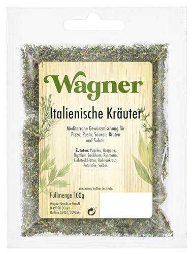 Wagner Green Forest Italienische Würzkräuter, 7er Pack (7 x 100 g) von Wagner Gewürze