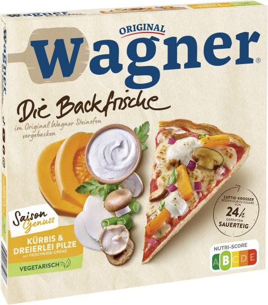 Original Wagner Die Backfrische Pizza mit Kürbis & Dreierlei Pilzen von Wagner