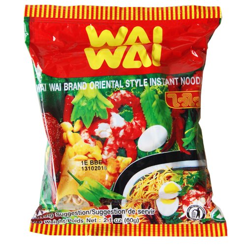 Wai Wai Thai Oriental Weizen Instant-Nudeln, 30 Packungen von Wai Wai