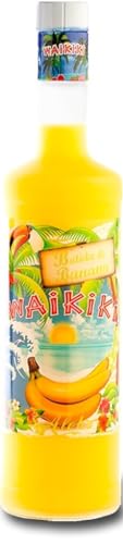 Batida de Banana Likör „Waikiki“ - 0,7L, Alk. 16% Vol. - Exotischer Genuss aus der Destilerias Campeny von Waikiki