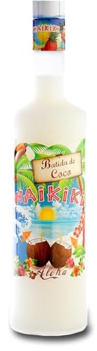 Batida de Coco „Waikiki“, Kokosnuss-Sahnelikör, DESTILERÍAS CAMPENY. 0,7 L, Alk. 16% Vol. von Waikiki