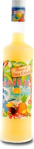 Fertigcocktail Batida de Pina Colada Waikiki - Exotischer Likör, 0,7L, 16% Vol. von Waikiki