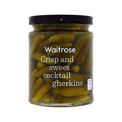 Cornichons Waitrose 290G - Packung mit 6 von Waitrose