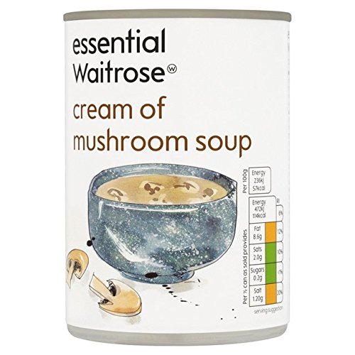 Creme of Mushroom Soup Essential Waitrose 400 g von Waitrose