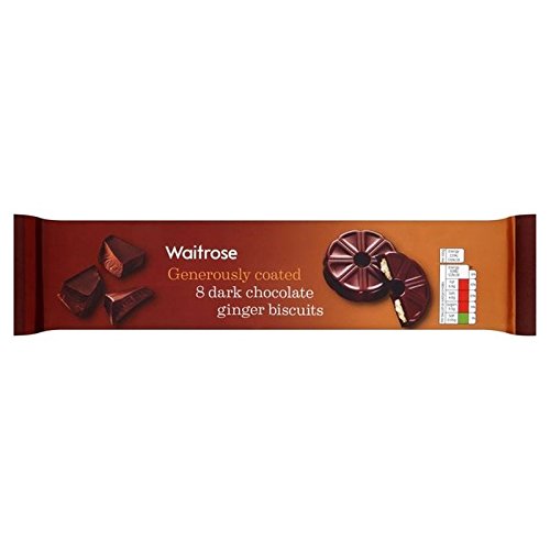 Dunkle Schokolade-Ingwer-Shortcake Ring Waitrose 180G (Packung mit 6) von Waitrose