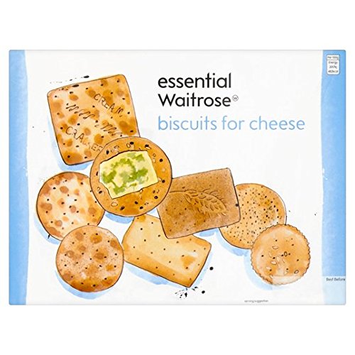 Essential Waitrose Kekse für Käse, 300 g von Waitrose