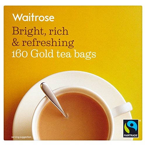 Gold-Teebeutel Waitrose 160 pro Packung von Waitrose