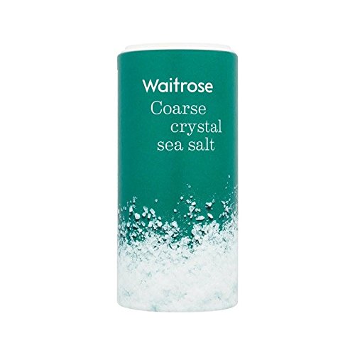 Grobes Meersalzkristalle Waitrose 350G - Packung mit 4 von Waitrose