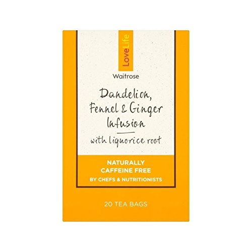 Liebesleben Löwenzahn, Fenchel Und Ingwer-Infusion Tee Waitrose 20 Pro Packung - Packung mit 6 von Waitrose