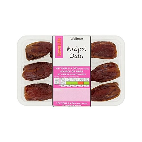 Medjool Termine Waitrose Liebesleben 180G - Packung mit 4 von Waitrose