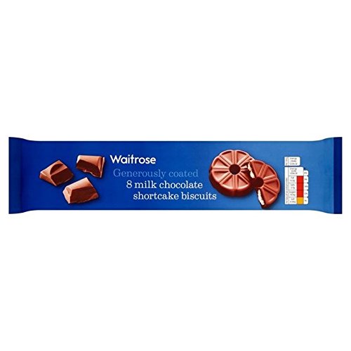 Milchschokolade Shortcake Ring Waitrose 180G (Packung mit 4) von Waitrose