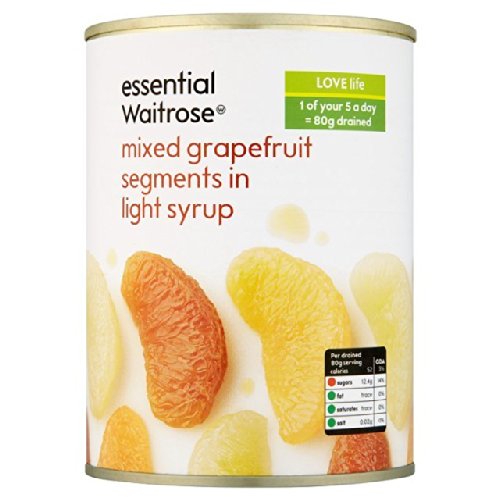 Mixed Grapefruit Segmente in Sirup Royal Crown / essential Waitrose 540g von Waitrose