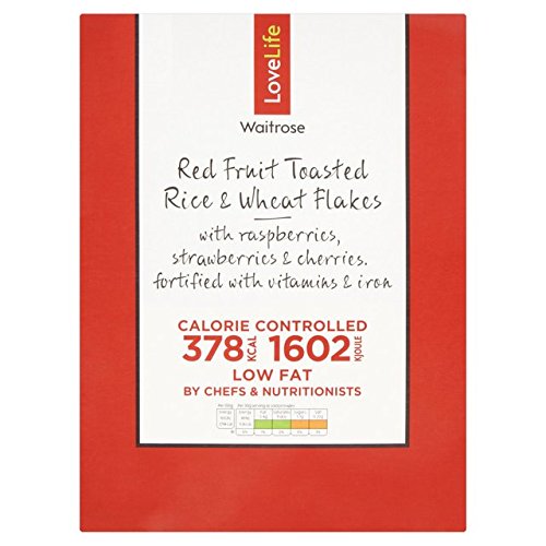Red Fruit Toasted Reis-und Weizenflocken Waitrose Love Life 375g von Waitrose