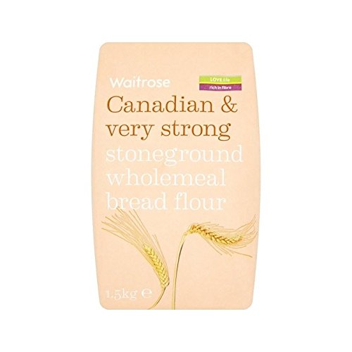 Sehr Starke Kanadische Vollkornmehl 1.5Kg Waitrose - Packung mit 2 Sehr Starke Kanadische Vollkornmehl 1.5Kg Waitrose - Packung mit 2 von Waitrose
