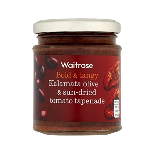 Tapenade Getrockneten Tomaten Und Oliven Waitrose 165G - Packung mit 4 von Waitrose