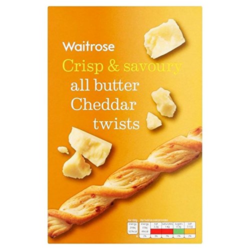 Waitrose All Butter Savoury Cheddar Cheese Twists 125g, 4 Pack Waitrose All Butter Savoury Cheddar Cheese Twists 125g, 4 Pack von Waitrose