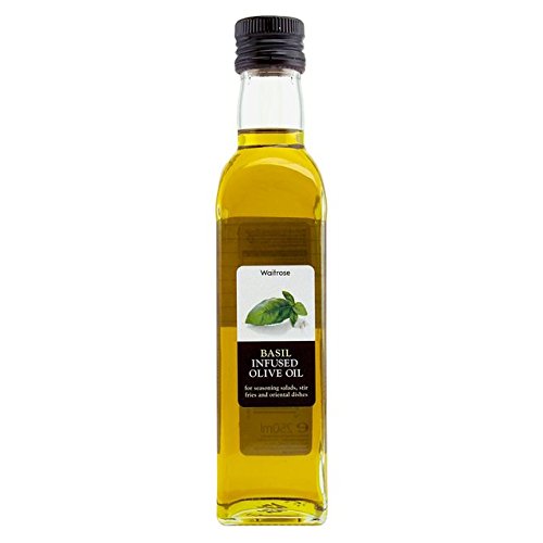 Waitrose Mit Basilikum angereichertes Olivenöl, 250 ml von Waitrose