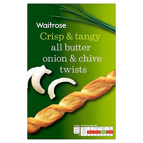 Waitrose Onion & Chive Savoury Twists 125g, 2 Pack von Waitrose