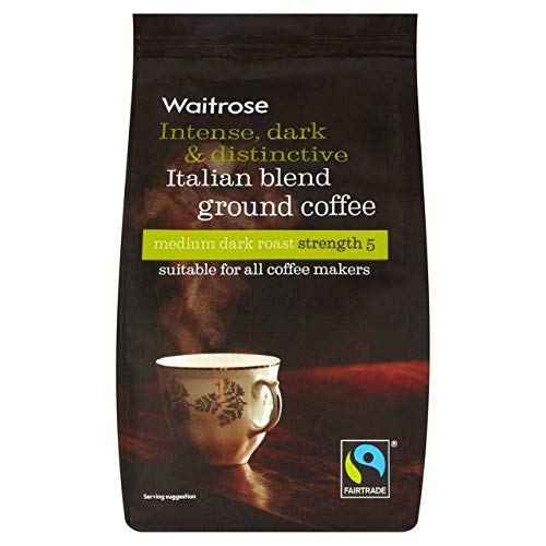 Waitrose Reichhaltige italienische Mischung, gemahlener Kaffee, 227 g von Waitrose
