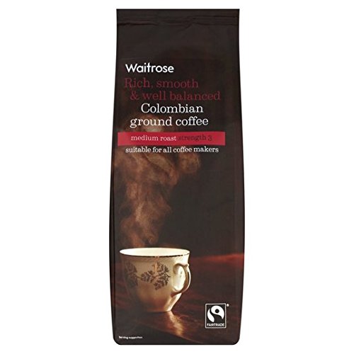 Waitrose Reichhaltiger, glatter und ausgewogener kolumbianischer gemahlener Kaffee, 454 g Waitrose Reichhaltiger, glatter und ausgewogener kolumbianischer gemahlener Kaffee, 454 g von Waitrose